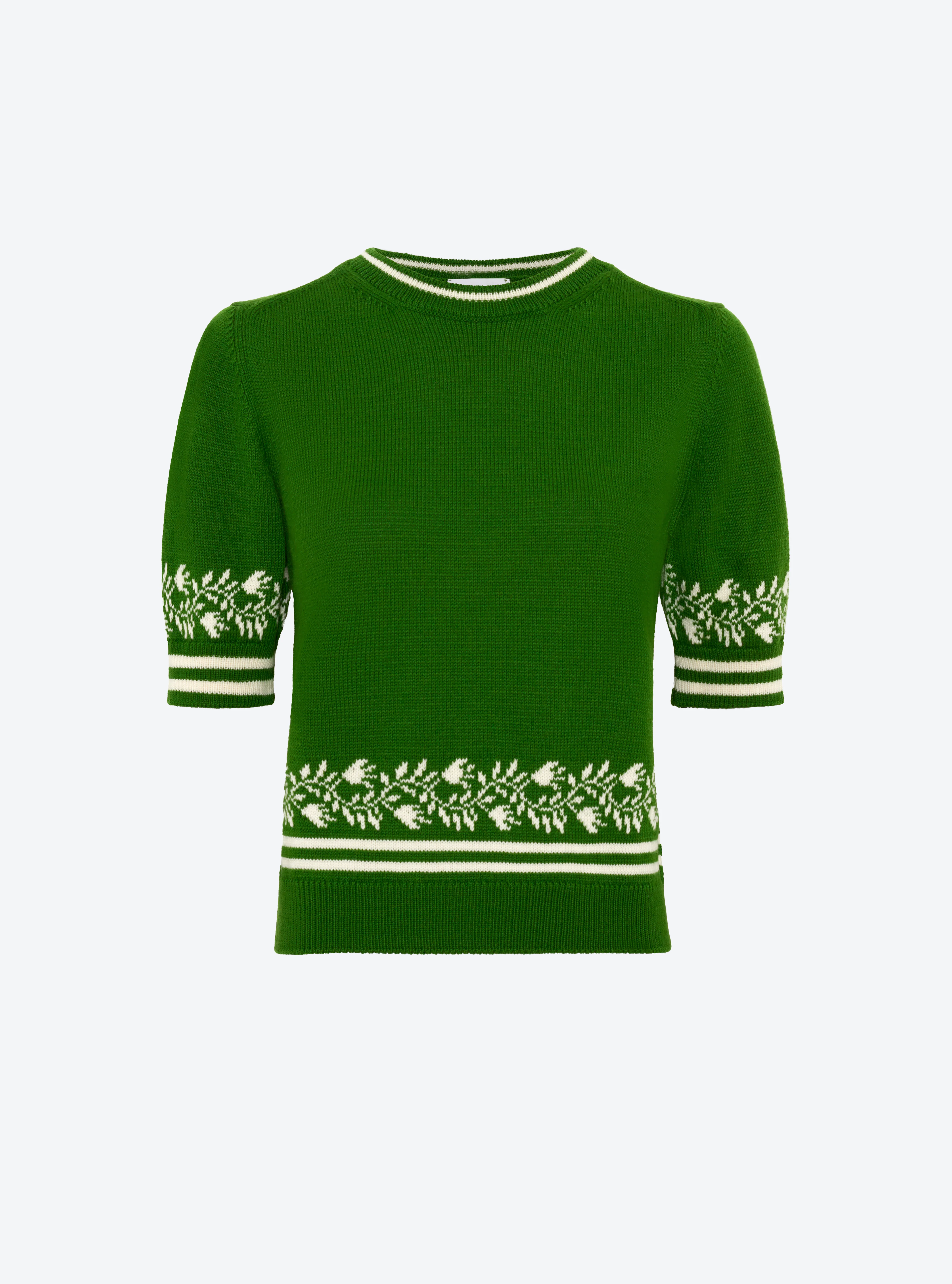 top maille détails jacquard - Image 6