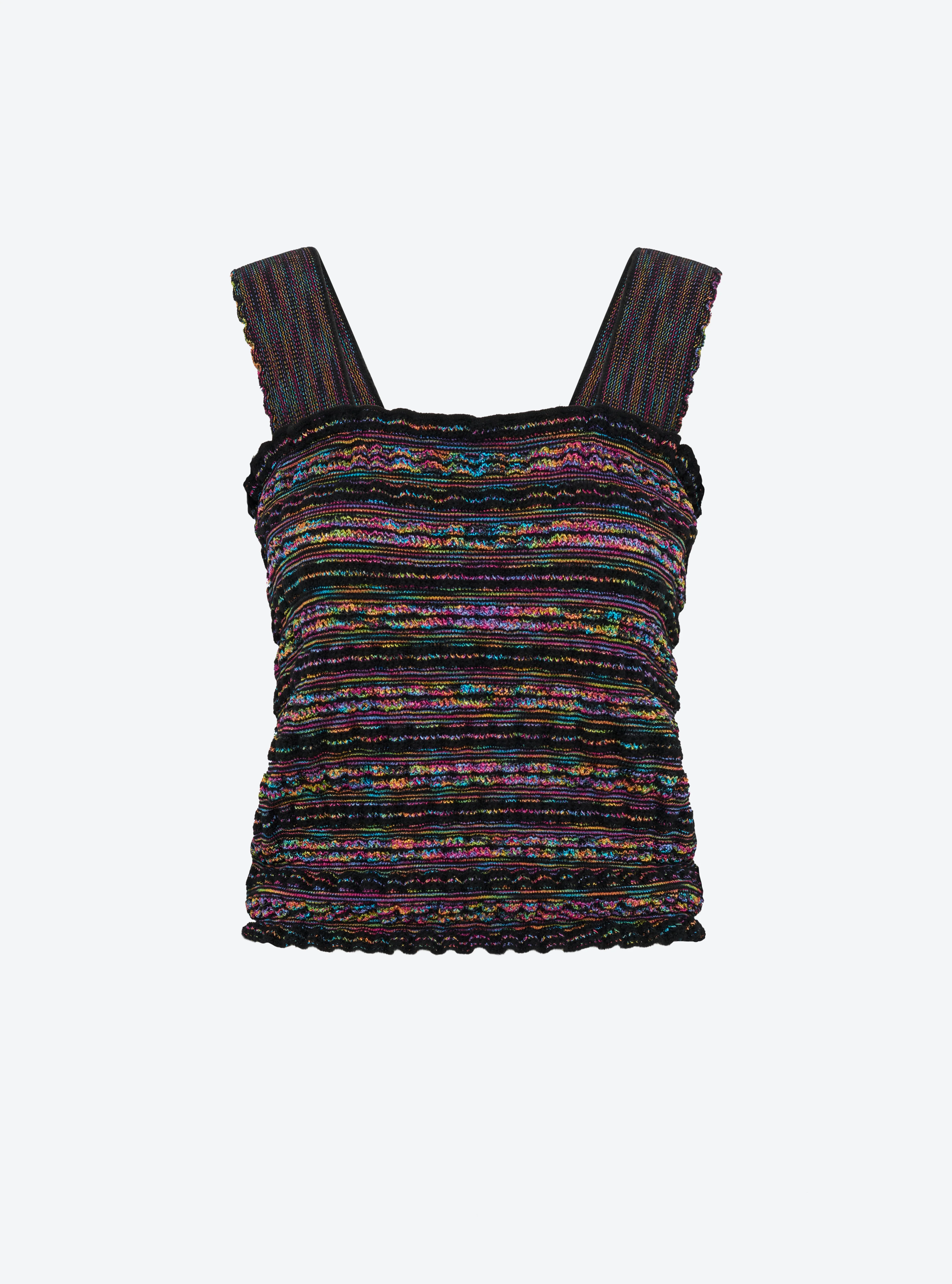 top maille gaufrée - Image 6