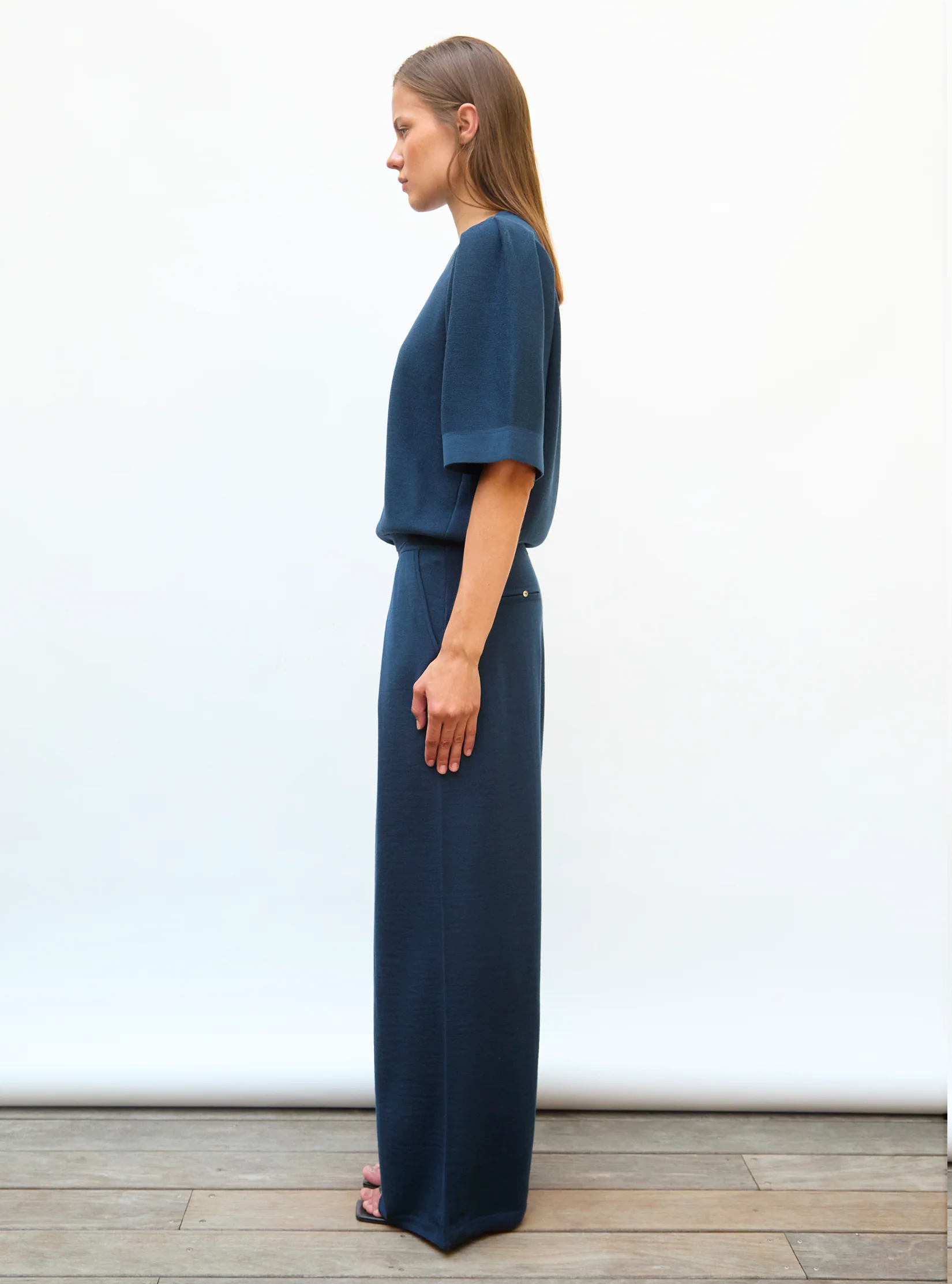 top maille manches froncées - Image 4