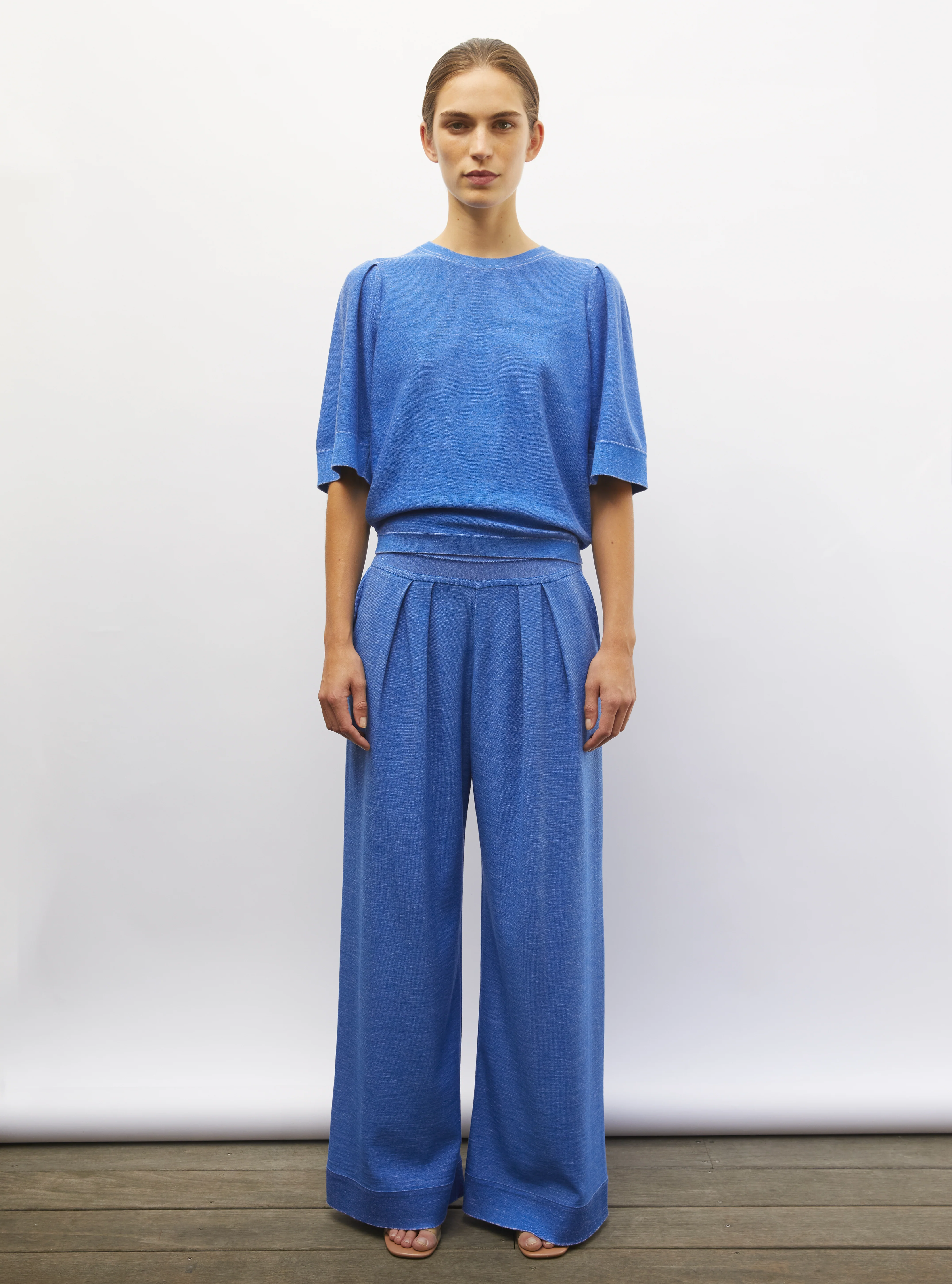 top maille manches froncées - Image 3