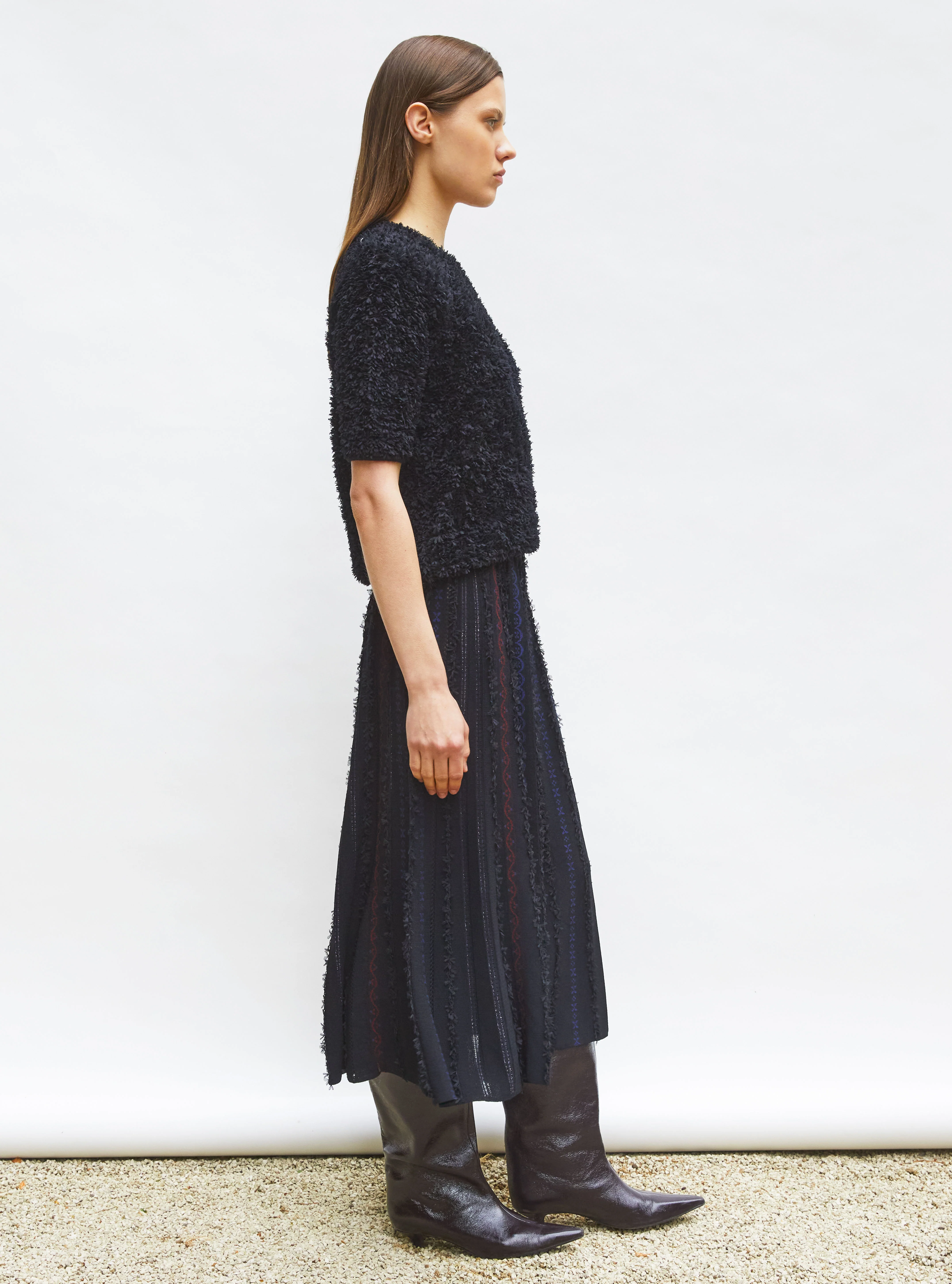 top plumetis manches coudes - Image 4