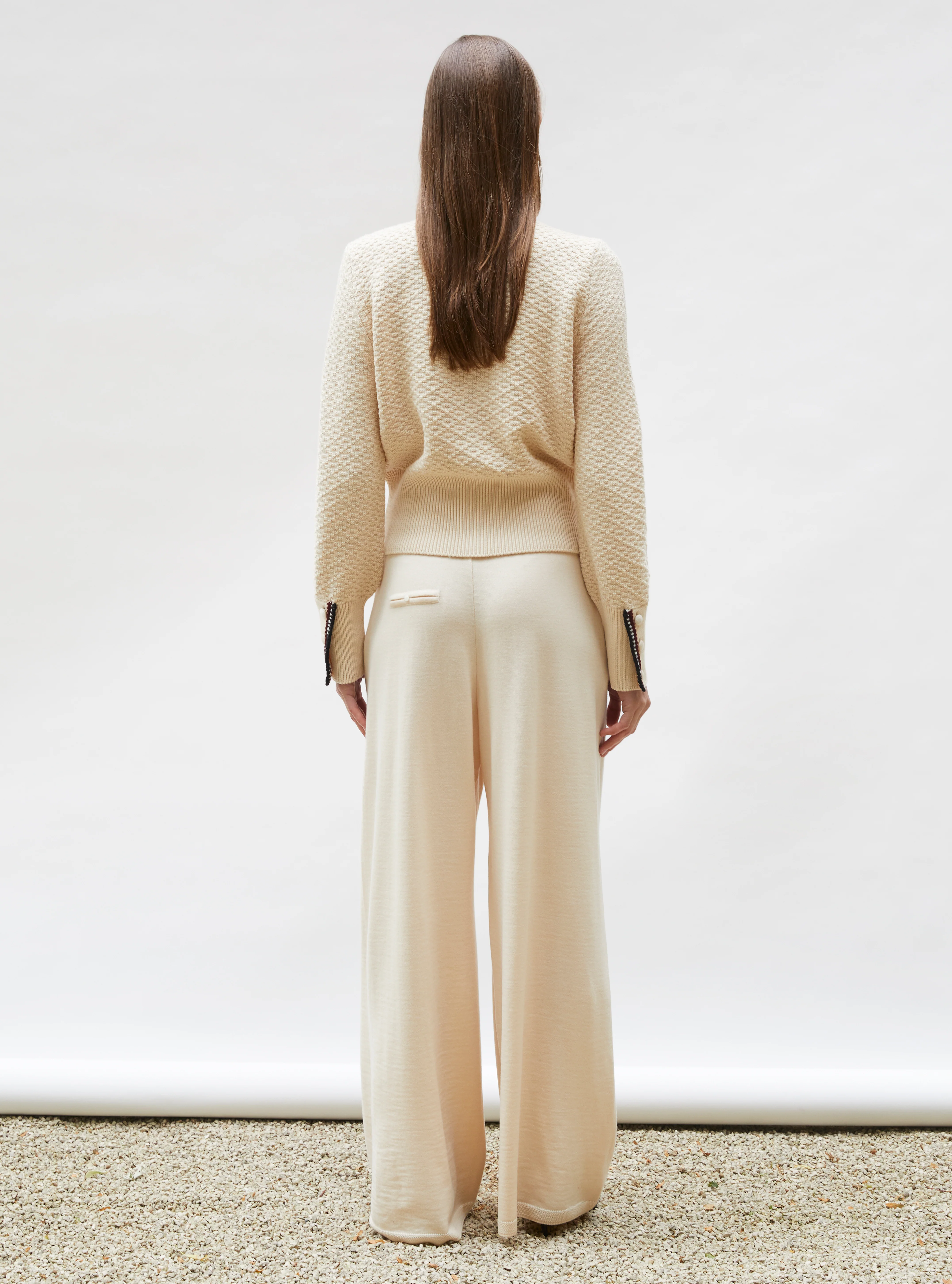 veste maille brodée main - Image 5