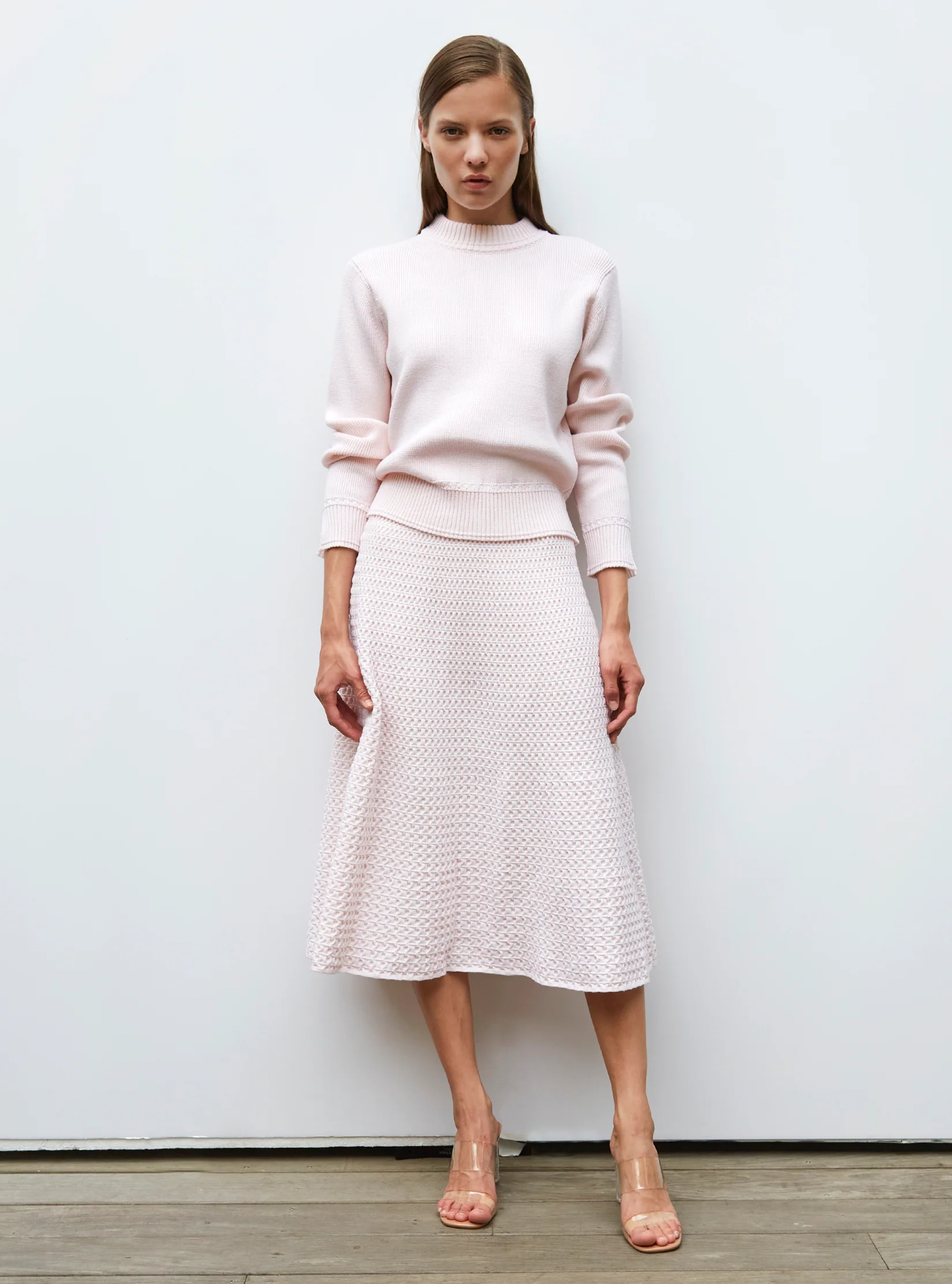 pull droit détails tressés - Image 3