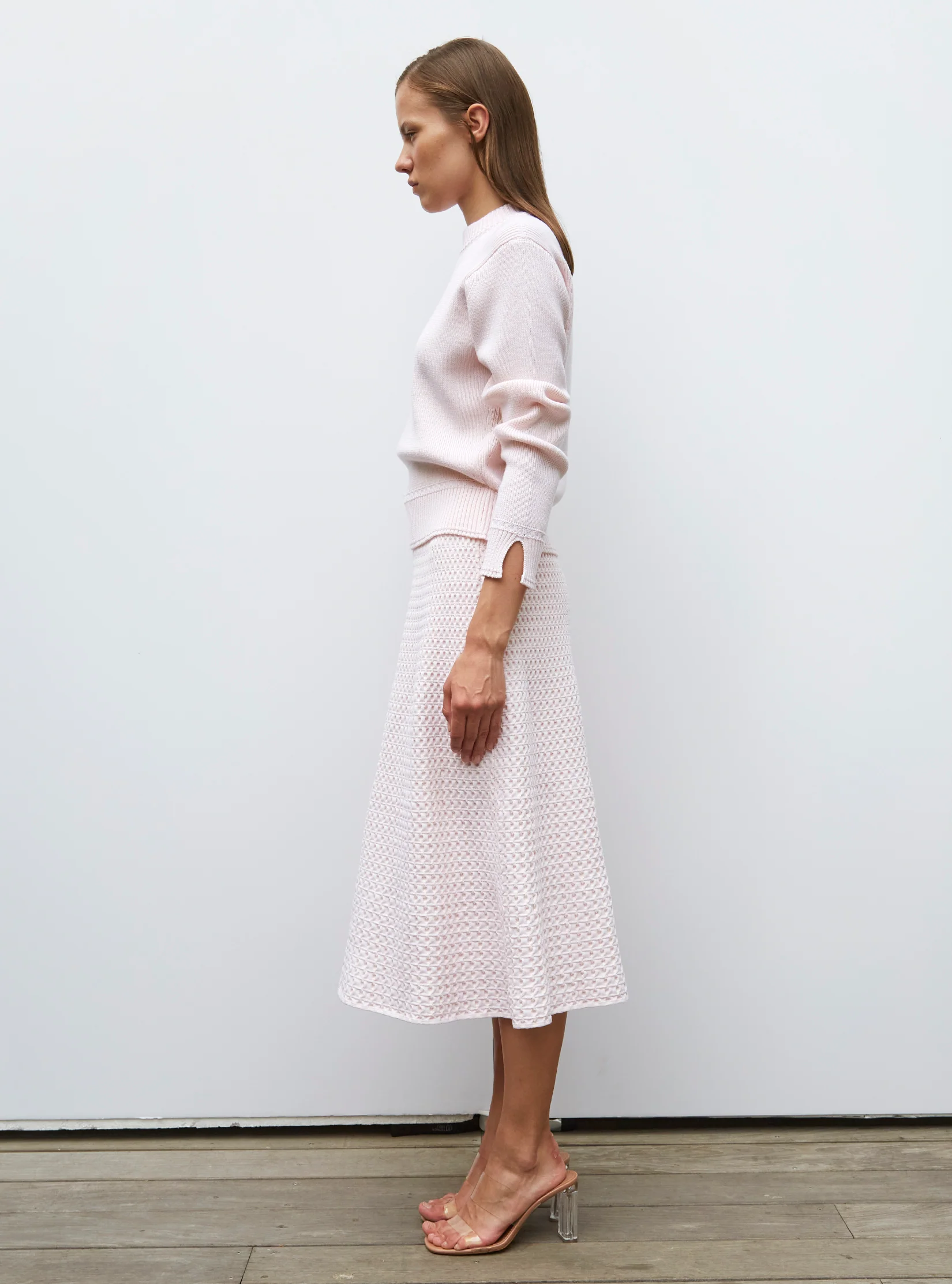 pull droit détails tressés - Image 4